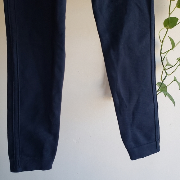 SPANX Look At Me Now Seamless Leggings Tights Navy Blue Small high rise - Picture 8 of 12